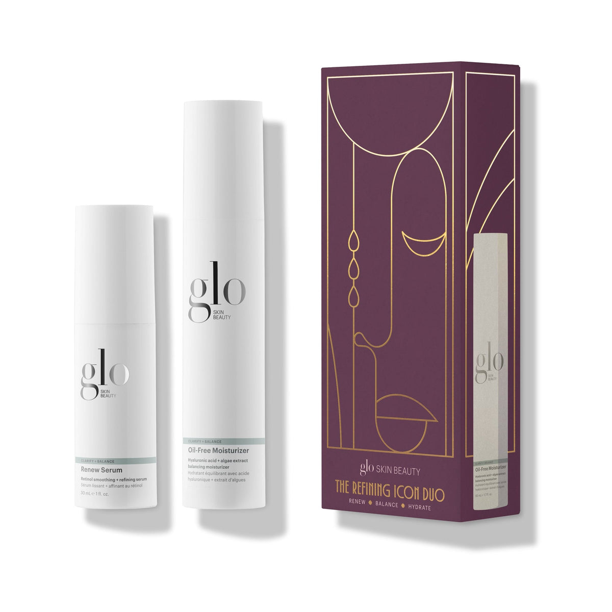 The Refining Icon Duo with its gift packaging