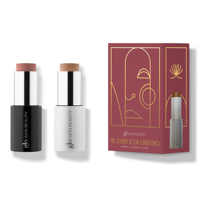The Sculpt Icon Cheek Duo with its gift packaging