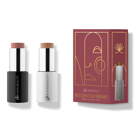 The Sculpt Icon Cheek Duo with its gift packaging